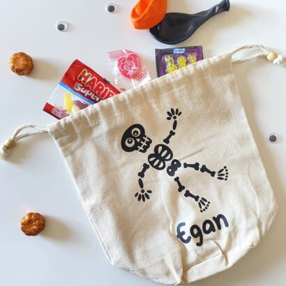 BOLSA PARA CHUCHES HALLOWEEN PERSONALIZADA