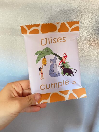 Bolsa de gusanitos personalizada