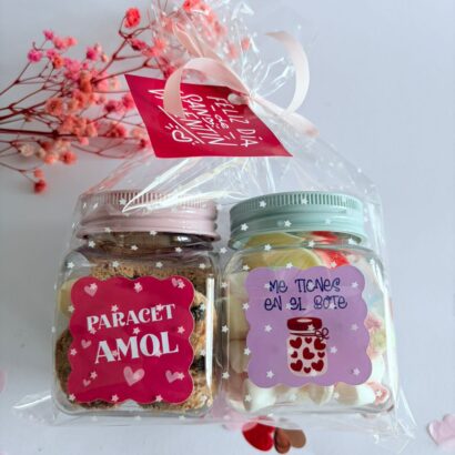 Botes de chuches/galletas San Valentín