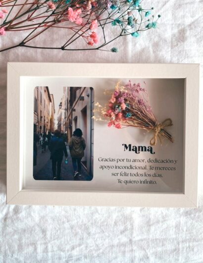 Marco floral personalizado