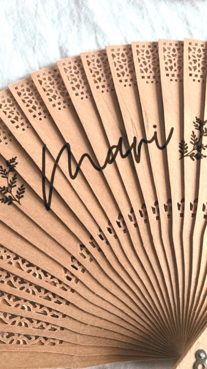 Abanico madera personalizado - Imagen 4