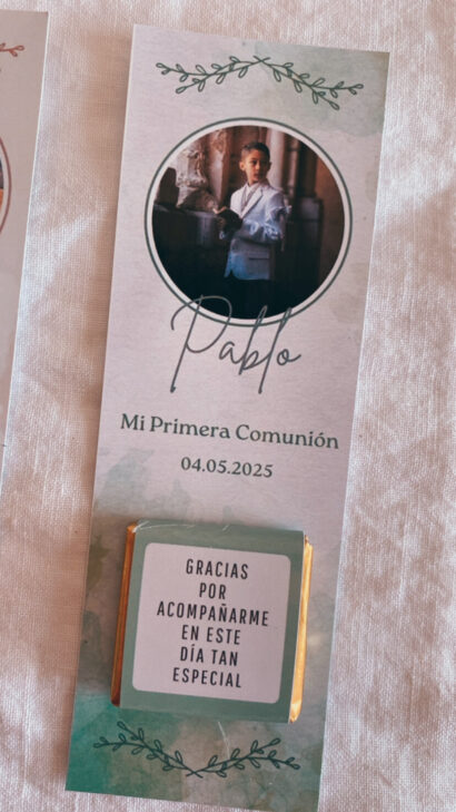 Recordatorio Comunión con foto - Imagen 5