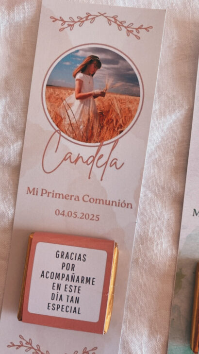 Recordatorio Comunión con foto - Imagen 4