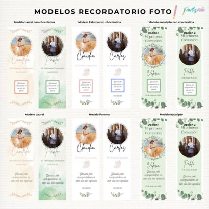 Recordatorio Comunión con foto - Imagen 6