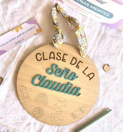 Placa Profe Nombres