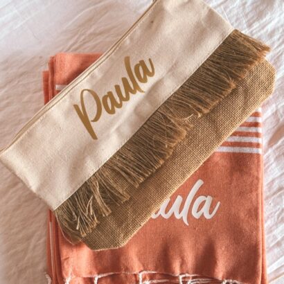 Bolso Neceser flecos personalizado