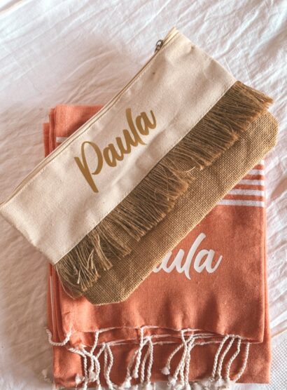 Bolso Neceser flecos personalizado