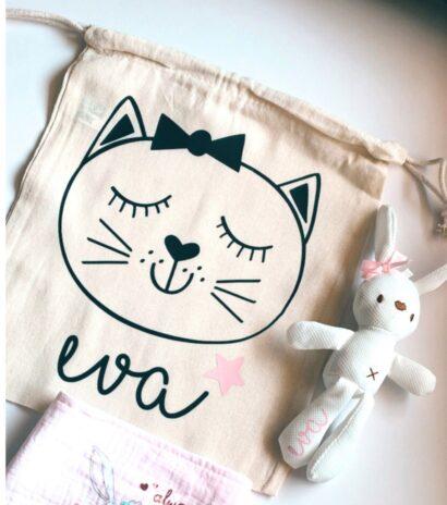 bolsa de ropa de cambio personalizada infantil para el cole