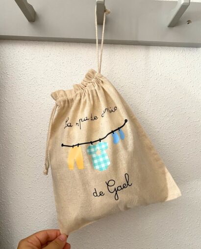 bolsa de ropa de cambio personalizada infantil para el cole