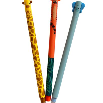PACKS BOLIGRAFOS BORRABLES ANIMALES