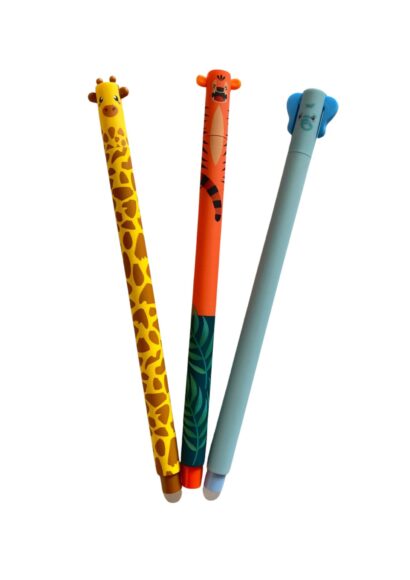 PACKS BOLIGRAFOS BORRABLES ANIMALES