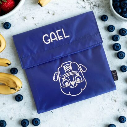 bolsa porta alimentos personalizada vuelta al cole
