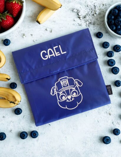 bolsa porta alimentos personalizada vuelta al cole