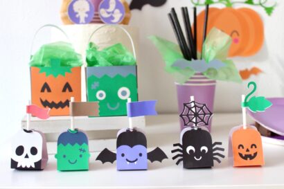 kit fiesta halloween digital imprimible descargable