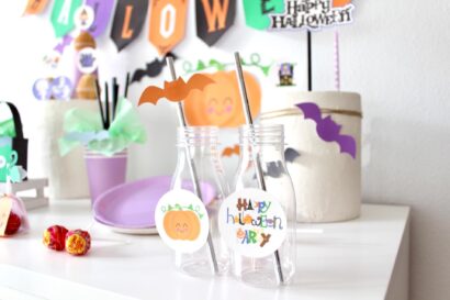 kit fiesta halloween digital imprimible descargable