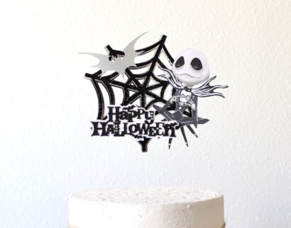 cake topper pesadilla antes de navidad personalizado nombre evento
