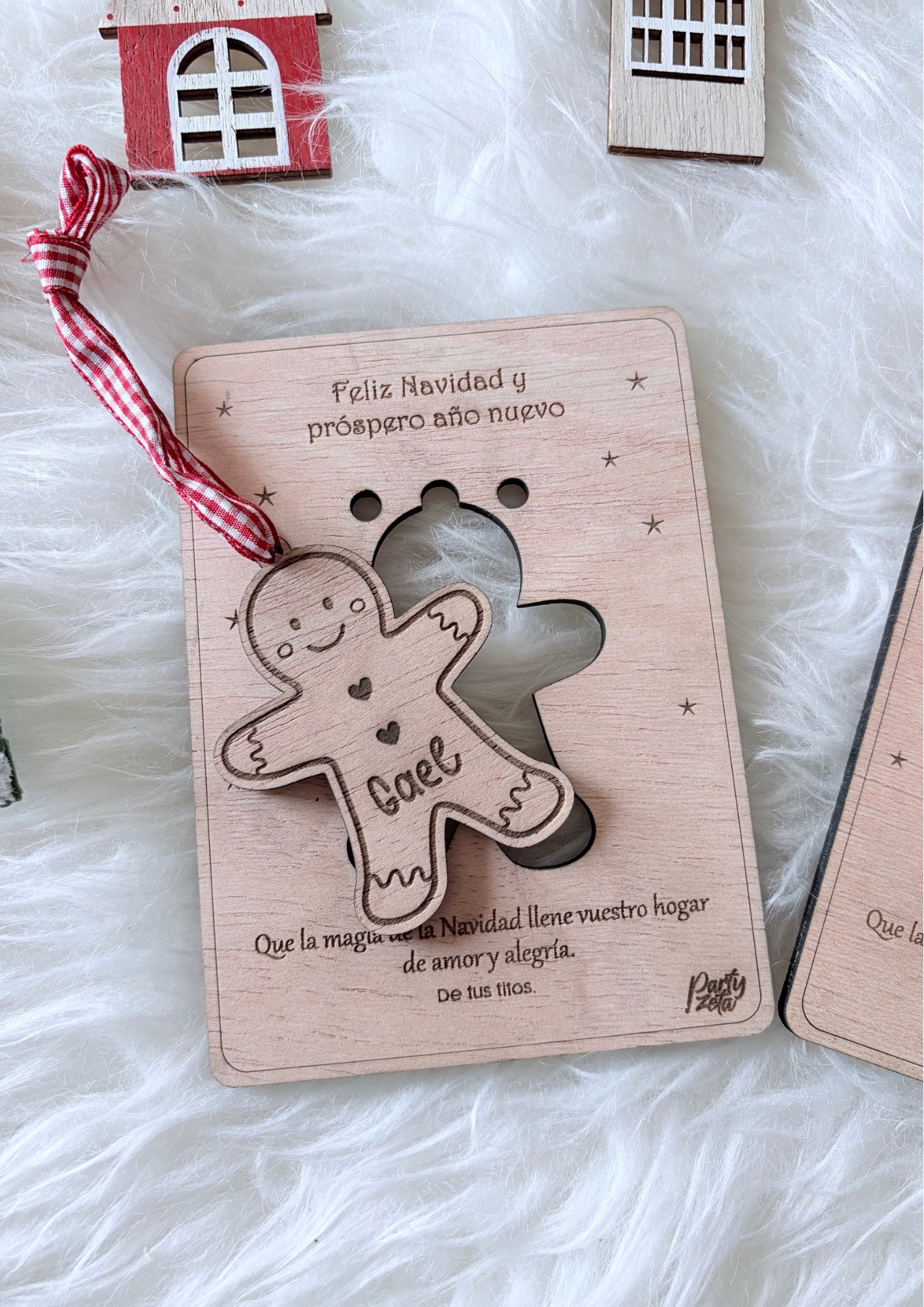 Postal Adorno de Madera Personalizado - Imagen 5