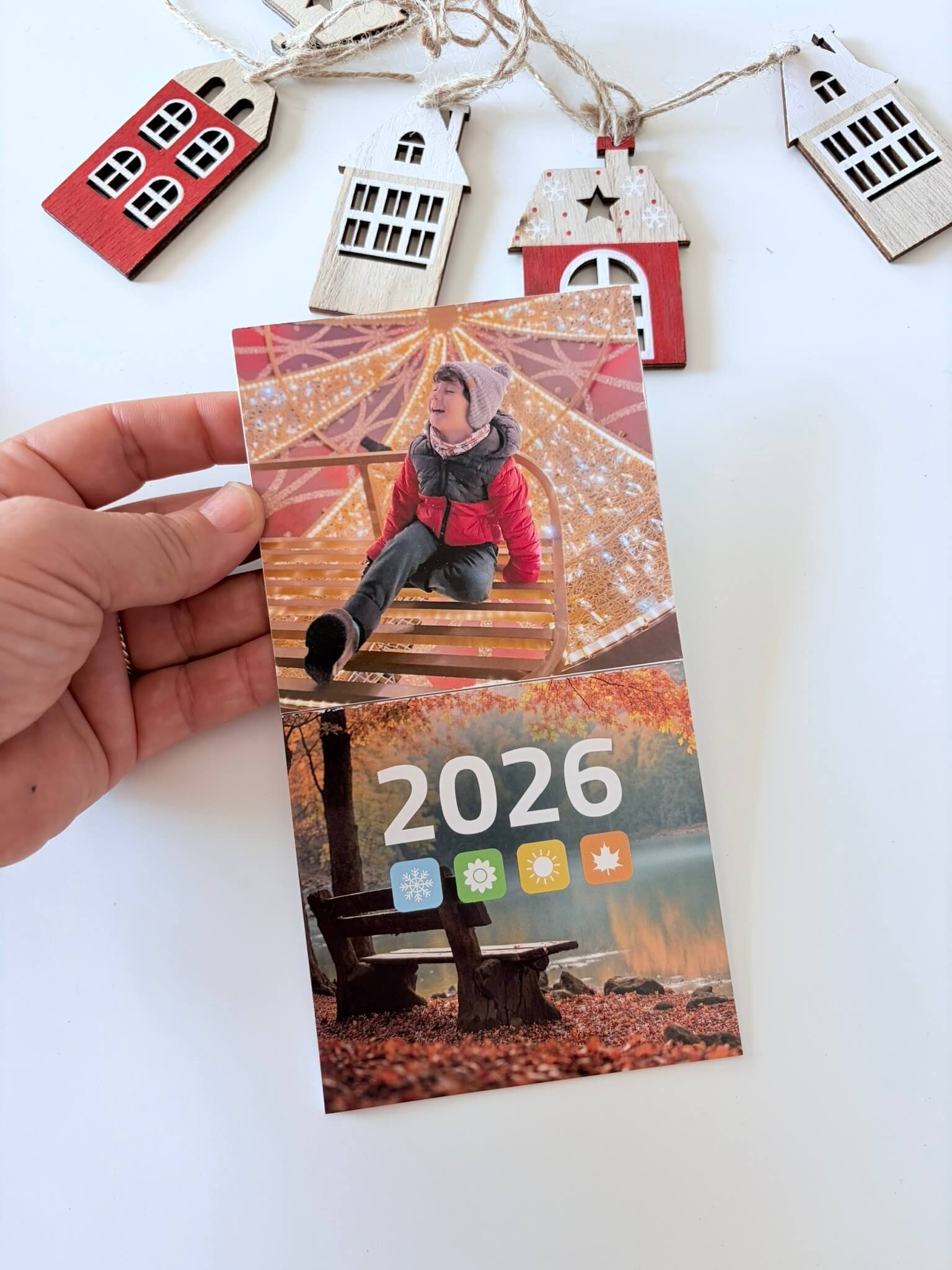 Calendario con imán 2026 personalizado con foto
