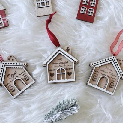 Adorno Casa de Jengibre Madera