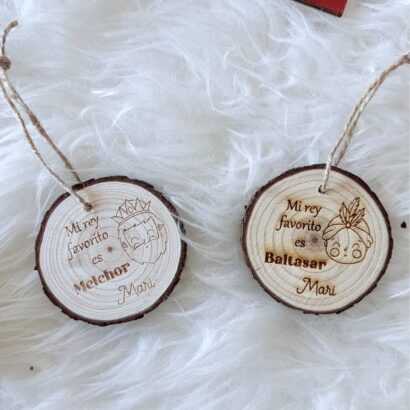 Adorno Rodaja Árbol Reyes Magos