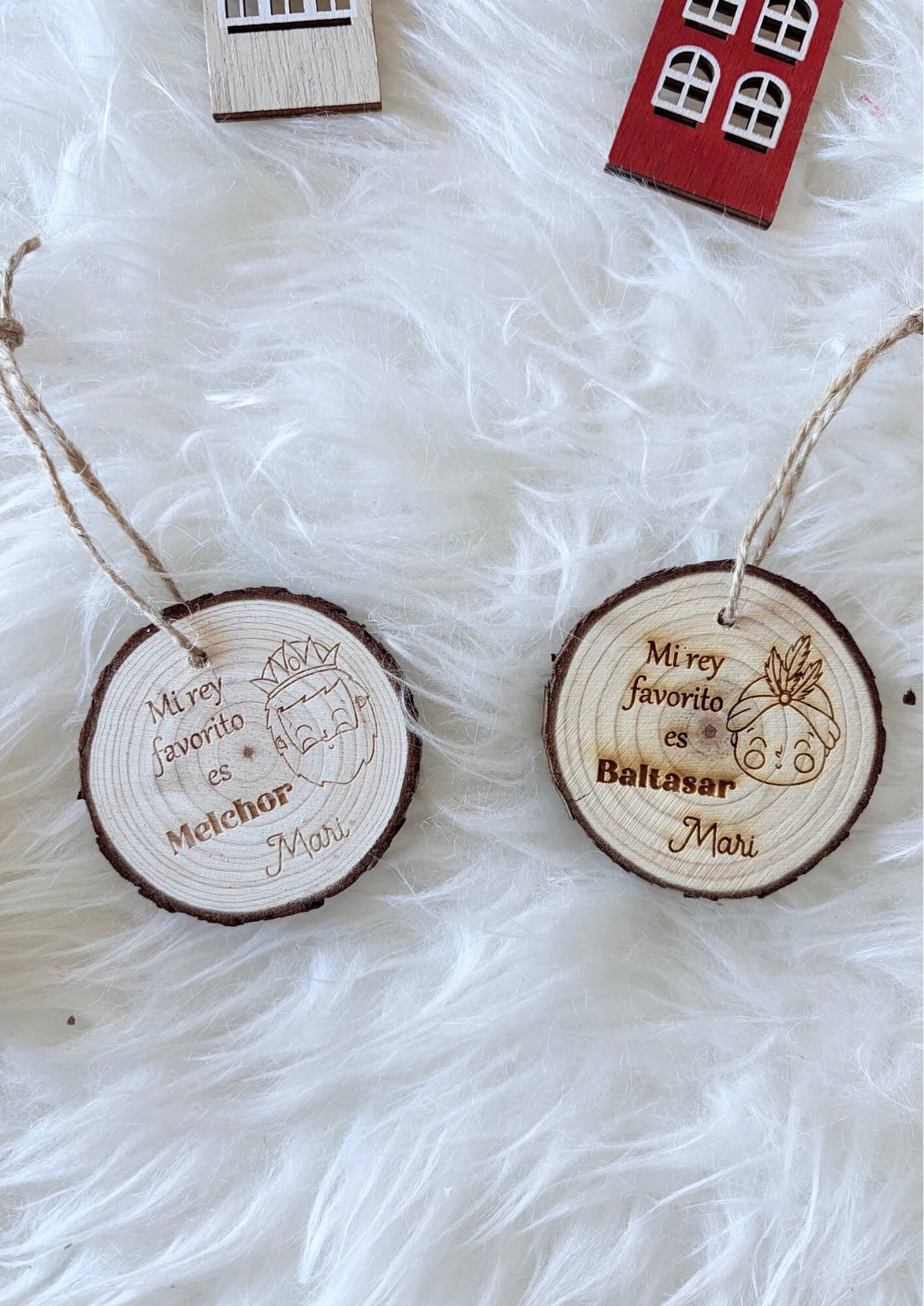 Adorno Rodaja Árbol Reyes Magos