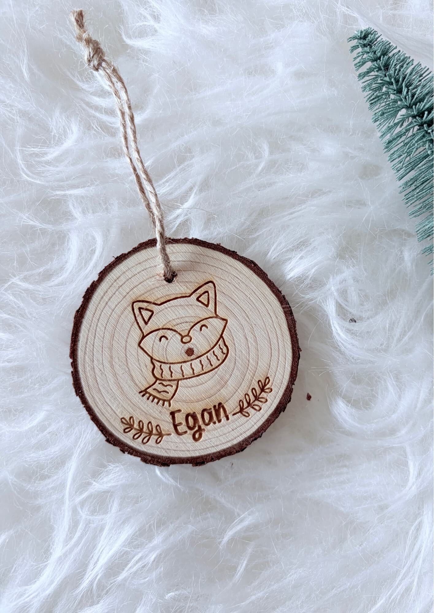 Adorno Navidad Rodaja Árbol - Imagen 4