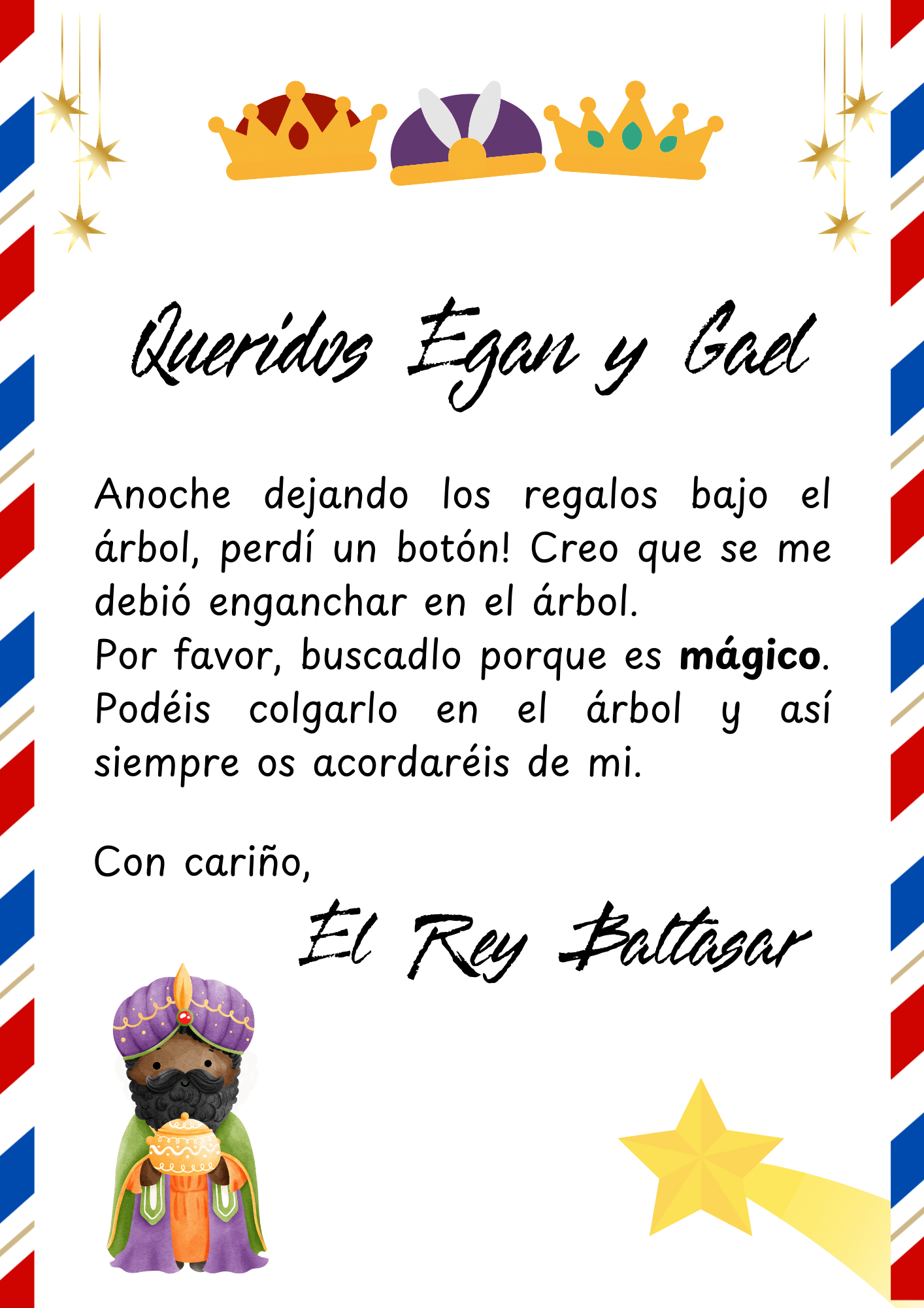 Huella y Botón Perdido de Los Reyes Magos - Imagen 6