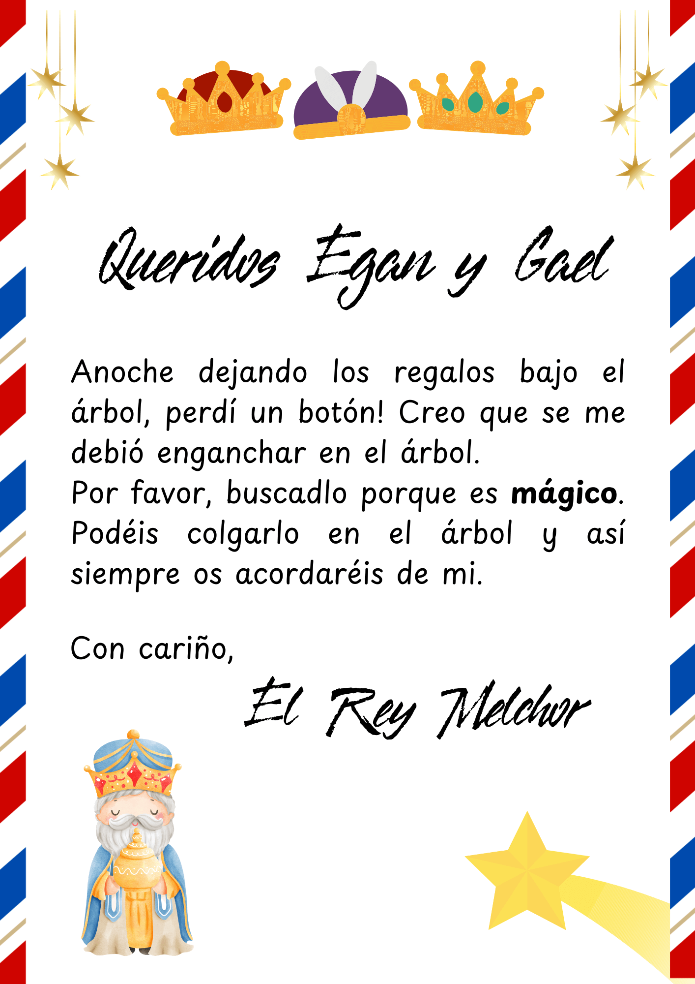 Huella y Botón Perdido de Los Reyes Magos - Imagen 4