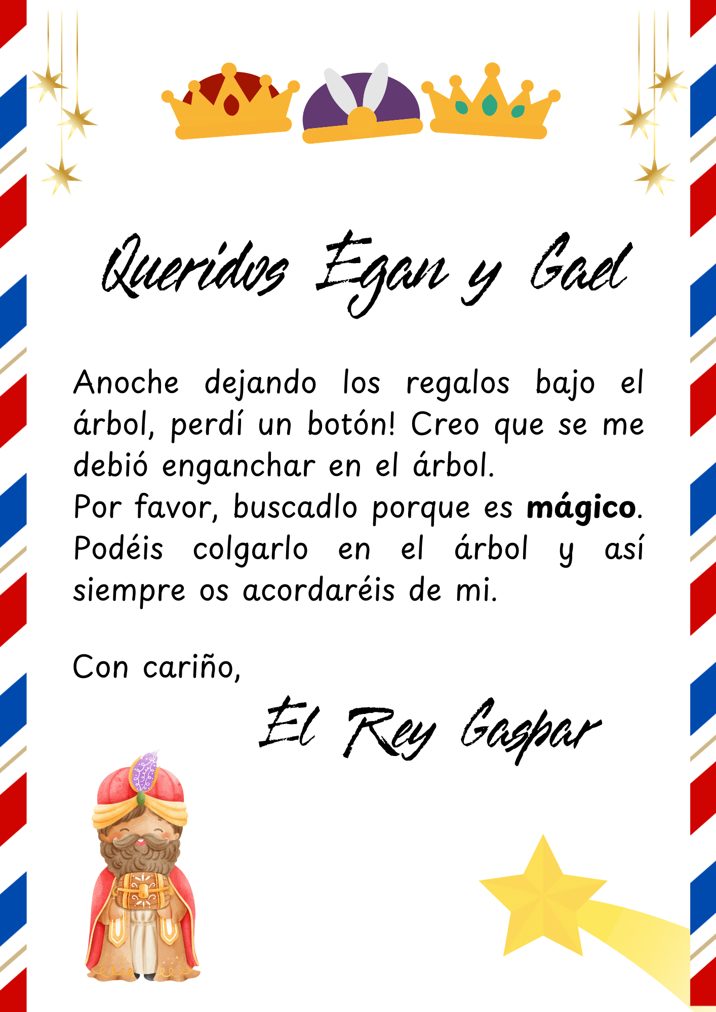 Huella y Botón Perdido de Los Reyes Magos - Imagen 5