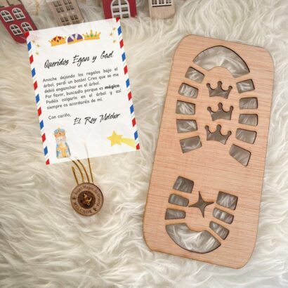 Huella y Botón Perdido de Los Reyes Magos