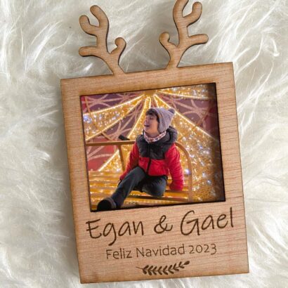 Marco de Madera personalizado Navidad