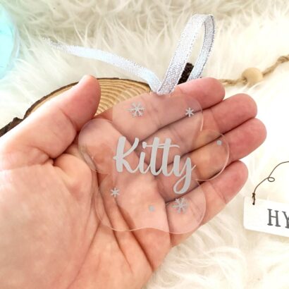 2x1 Adorno Navidad Personalizado - Gato