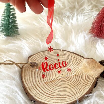 2x1 Adorno Navidad Personalizado - Castillo