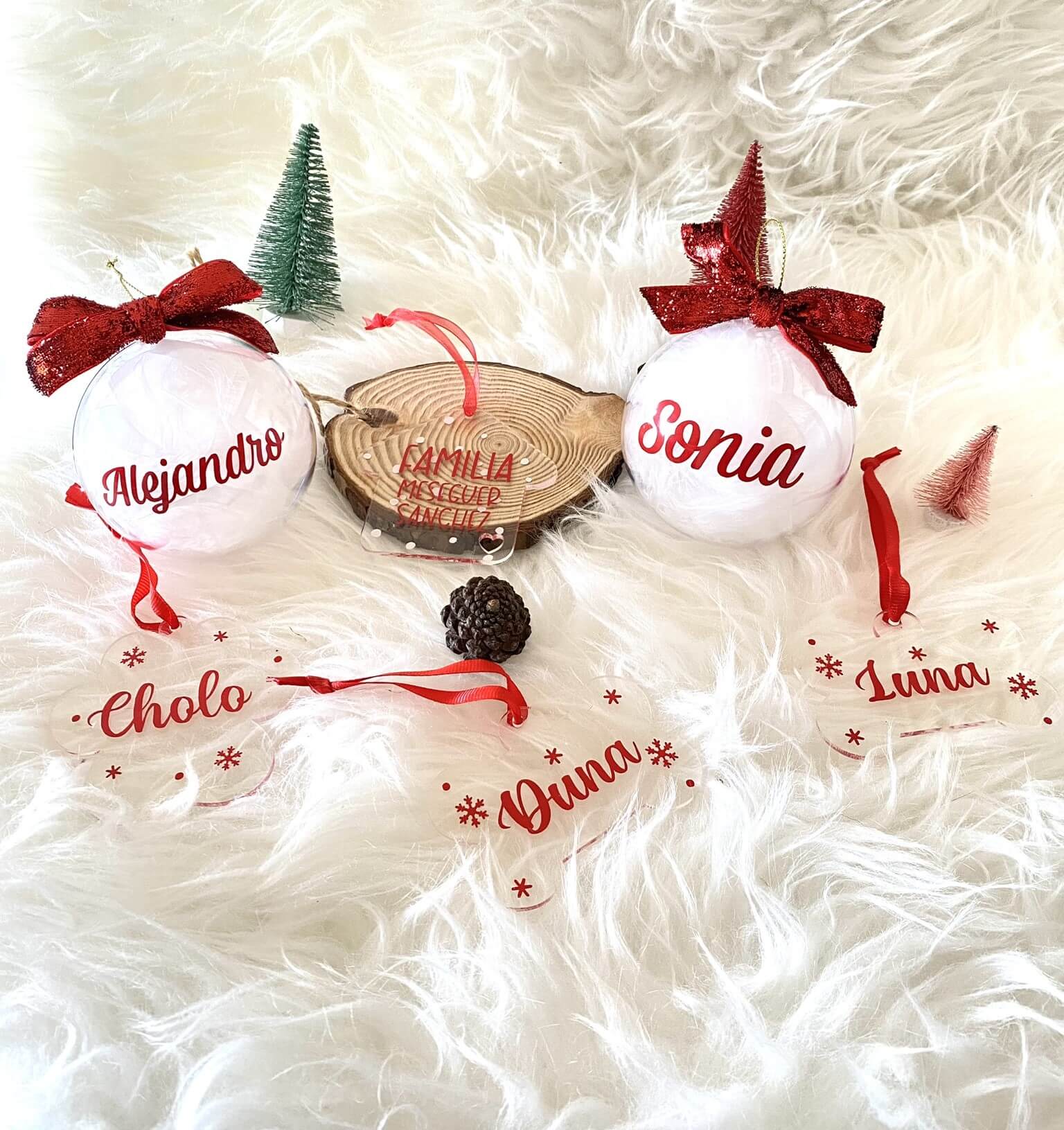 2x1 Adorno Navidad Personalizado - Hueso - Imagen 4