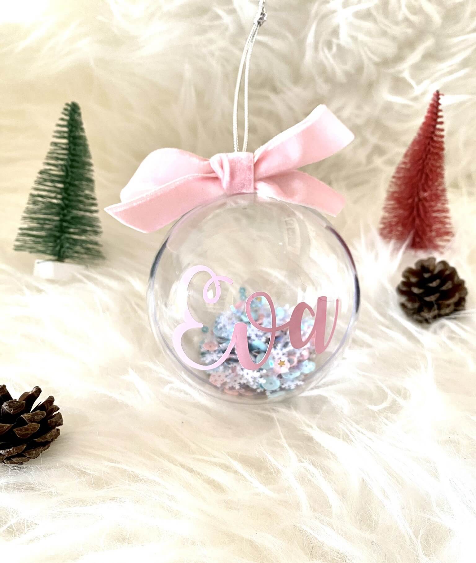 2x1 Adorno Bola Personalizado relleno frozen