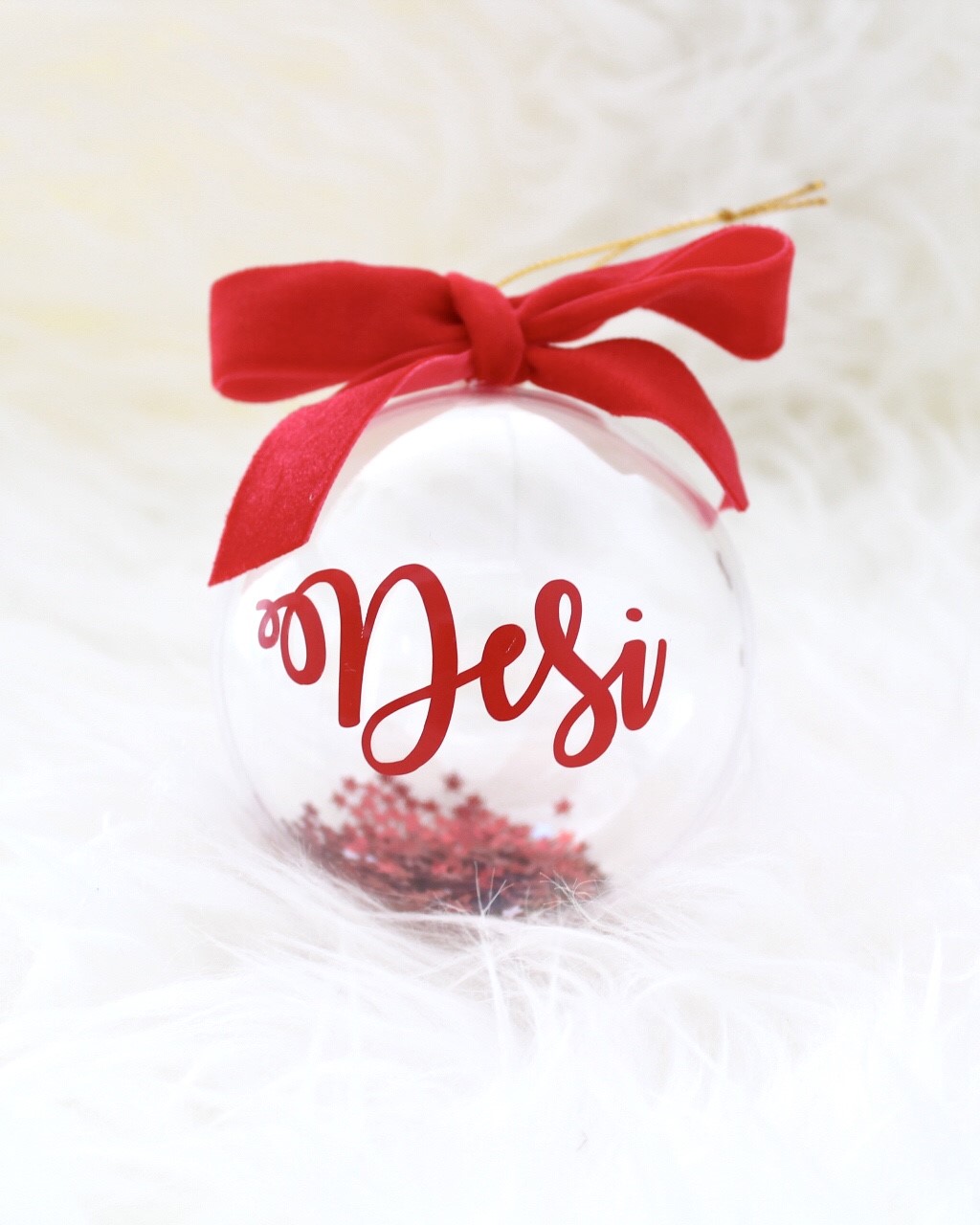 2x1 Adorno Bola Personalizado relleno estrellas - Imagen 2