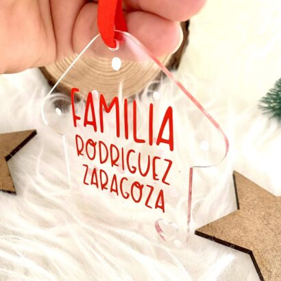 2x1 Adorno Navidad Personalizado - Casa