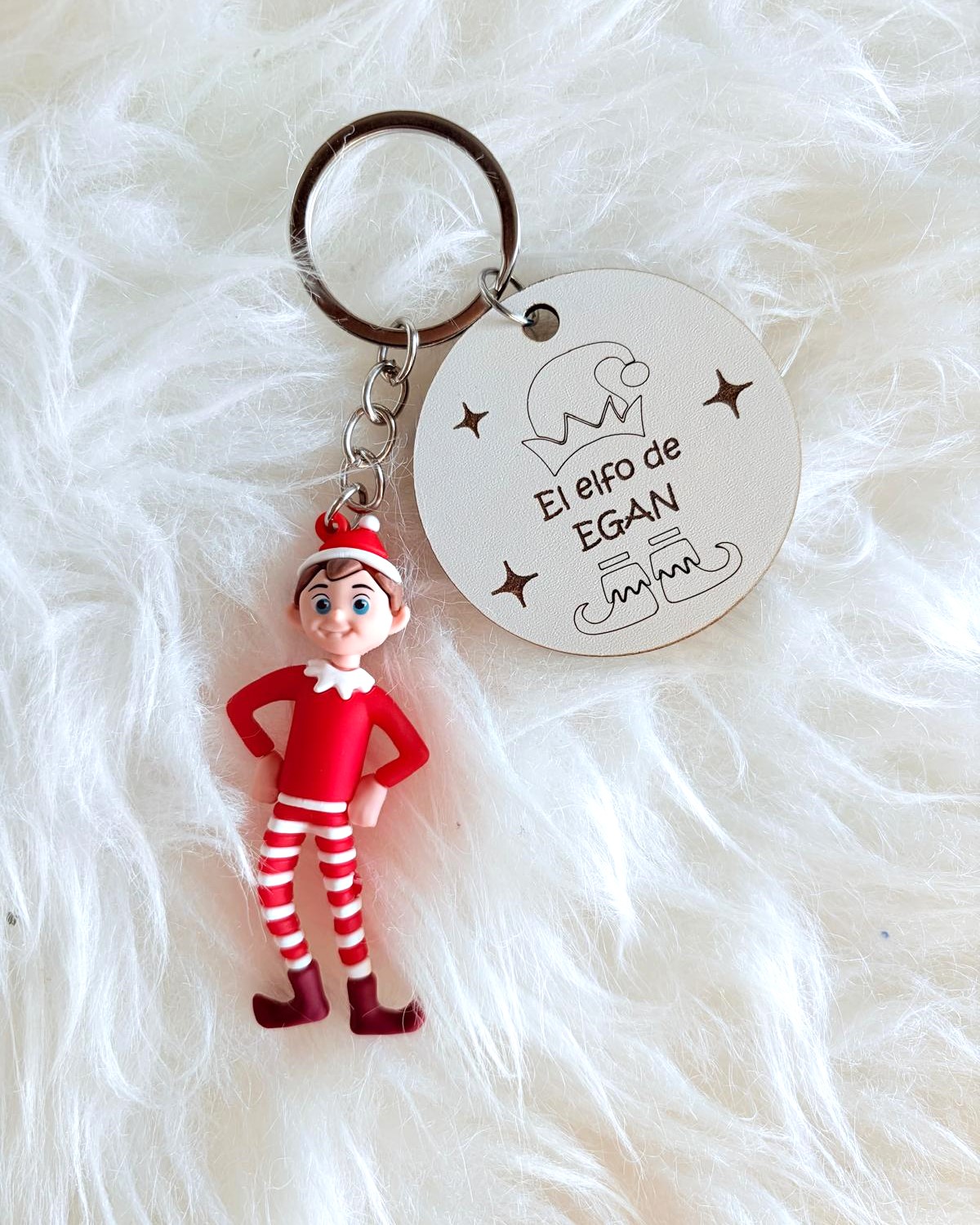 Llavero Elfo de Navidad Personalizado - Imagen 2