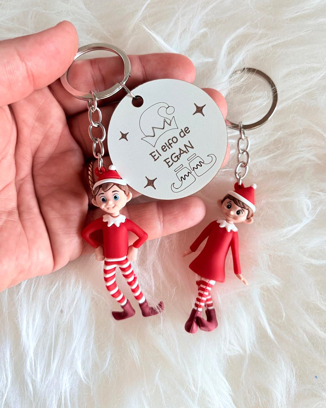 Llavero Elfo de Navidad Personalizado - Imagen 3