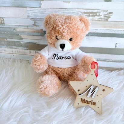 Pack Adorno Navidad más Oso Personalizado