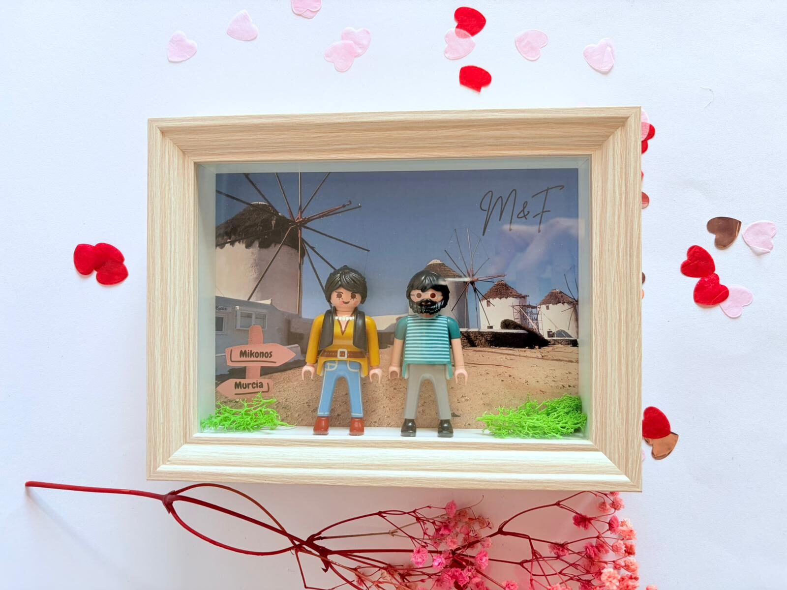 Marco Personalizado Playmobil especial San Valentín
