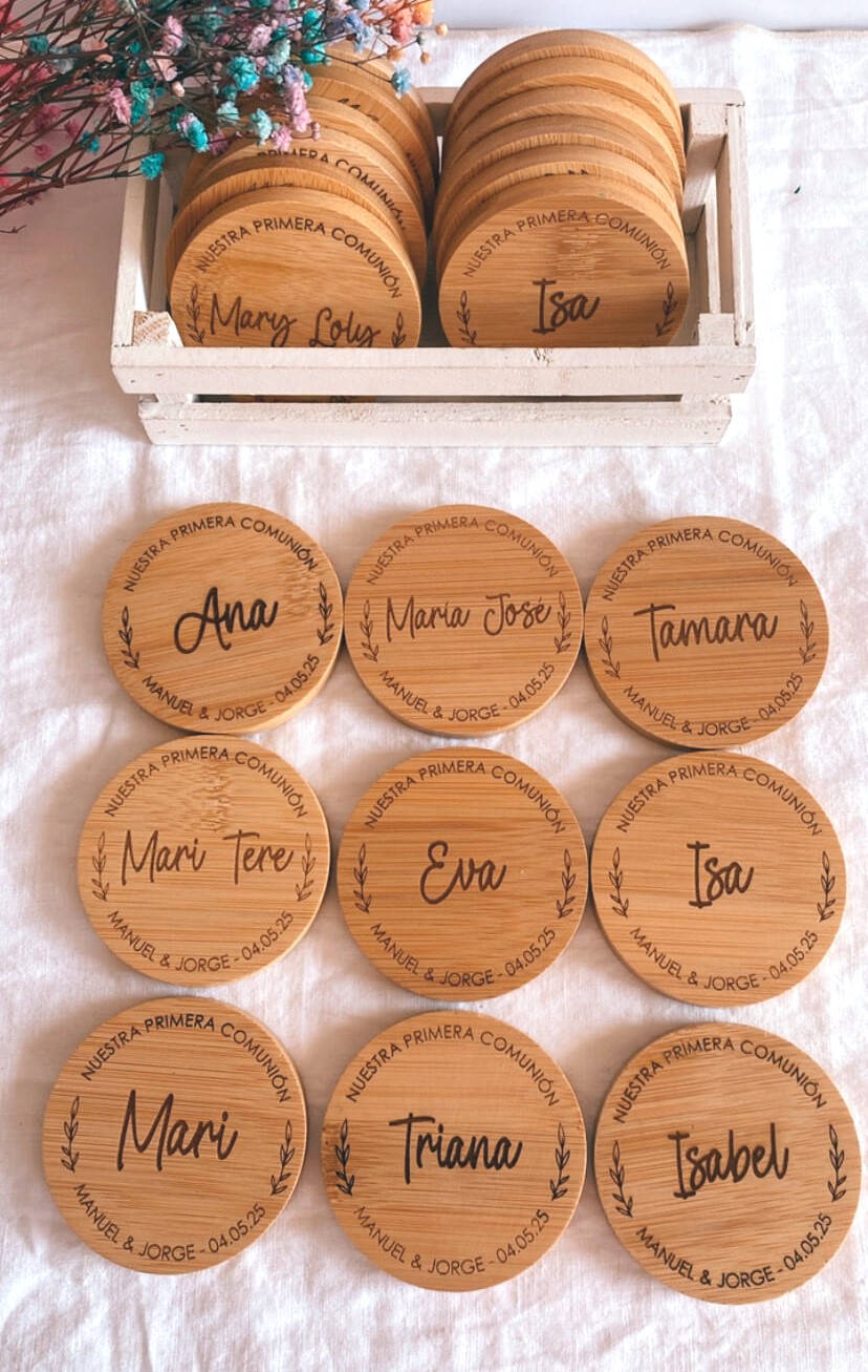 Espejo de madera marcasitio - Imagen 3