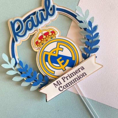 Cake Topper Comunión Futbol