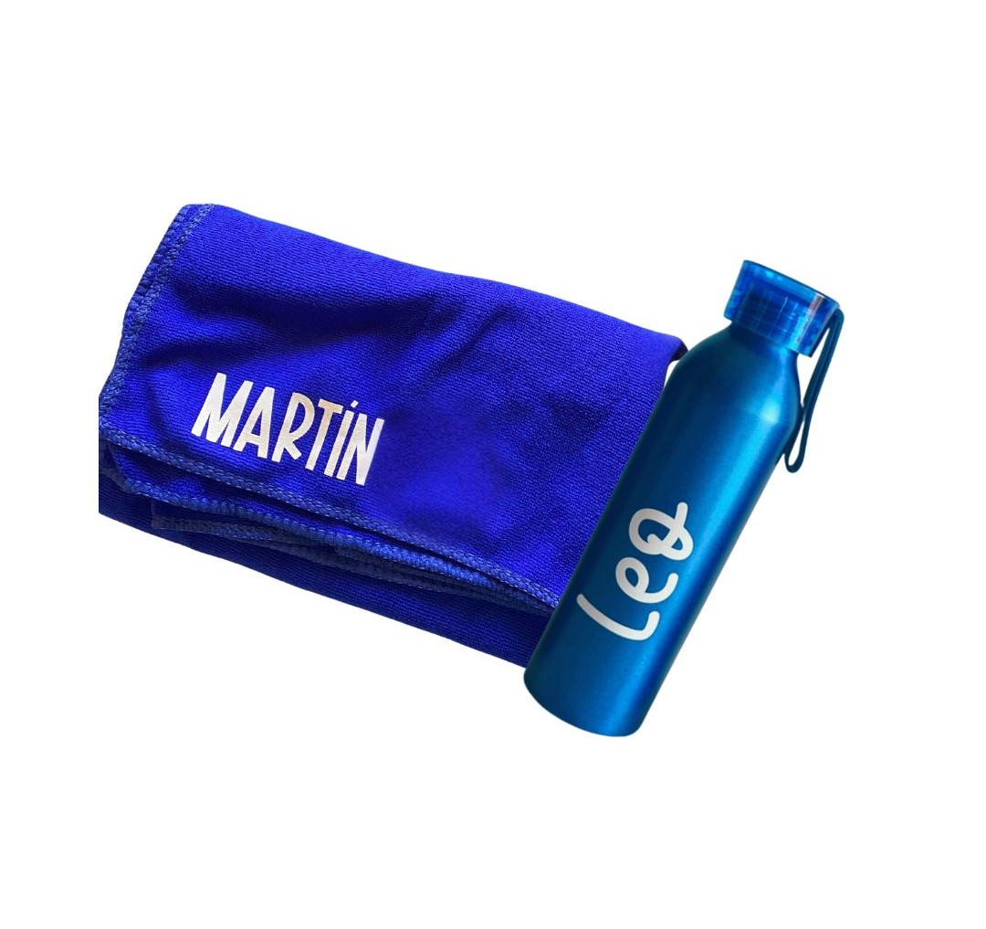 Pack Neceser y Toalla de Mano Personalizada